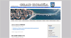 Desktop Screenshot of komiza.hr